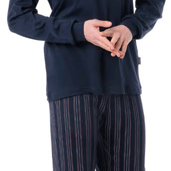 Jamas Pigiama Uomo Serafino Interlock IJ9540 - Biancheria da sogno Pedata