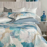 Lenzuola - Copriletto Matrimoniale Blumarine Hibiscus - Biancheria da sogno Pedata