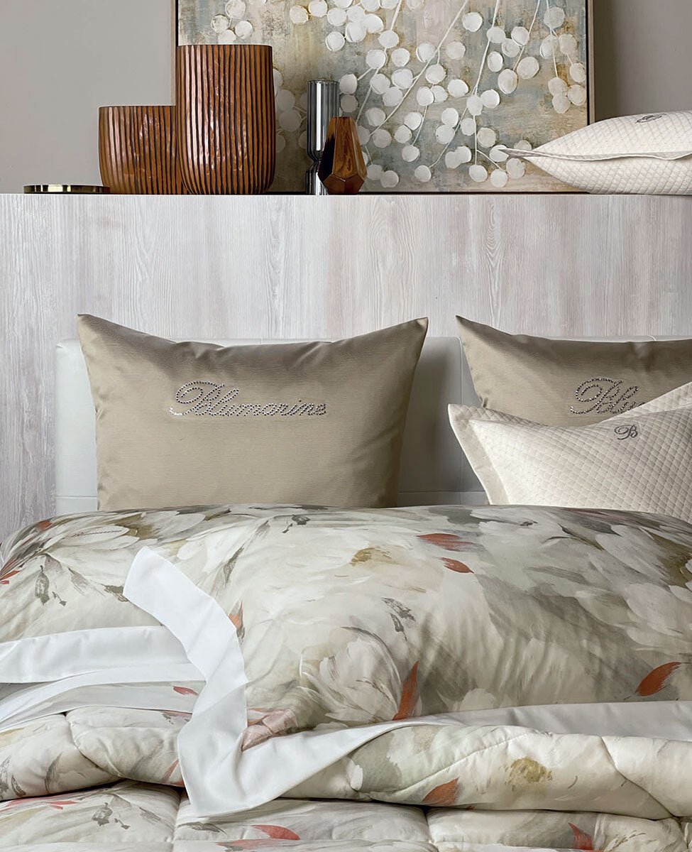 Lenzuola - Copriletto Matrimoniale Blumarine Ranuncolo - Biancheria da sogno Pedata