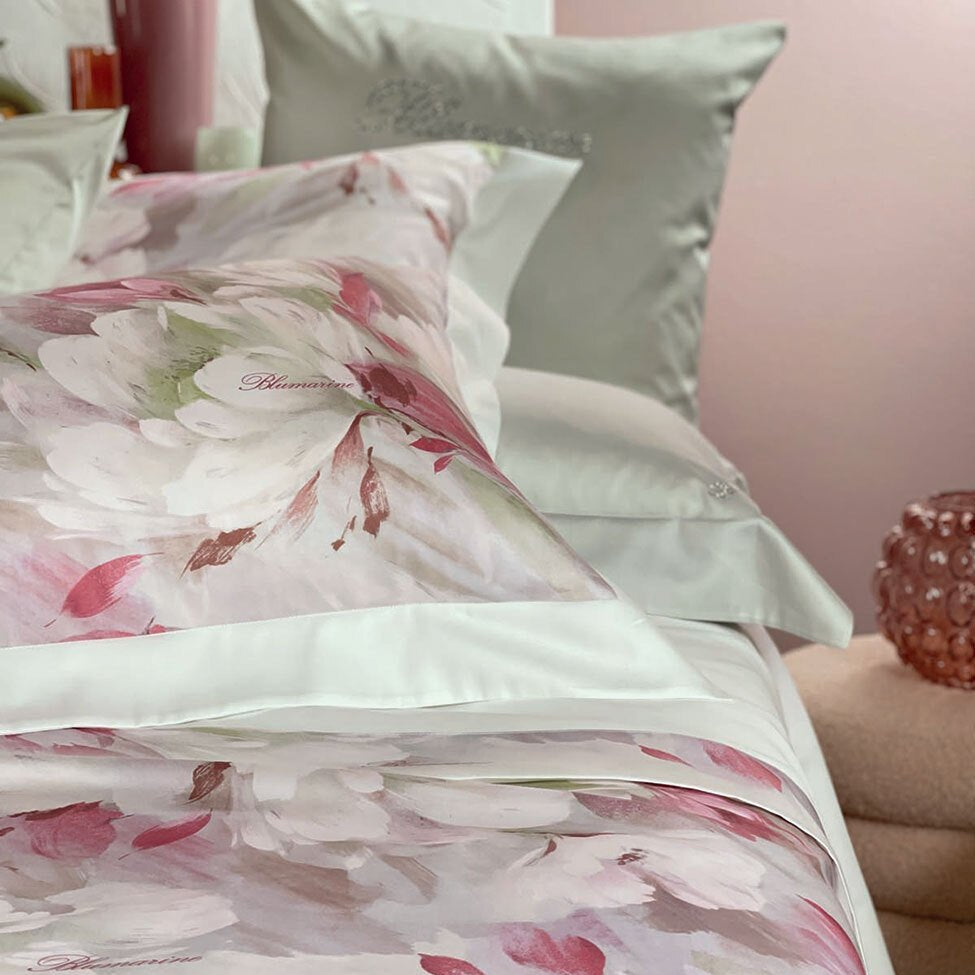 Lenzuola - Copriletto Matrimoniale Blumarine Ranuncolo - Biancheria da sogno Pedata