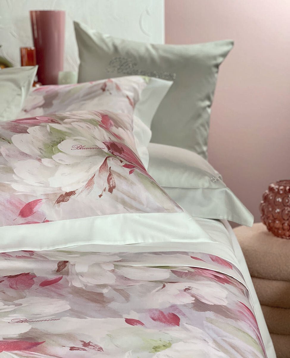 Lenzuola - Copriletto Matrimoniale Blumarine Ranuncolo - Biancheria da sogno Pedata