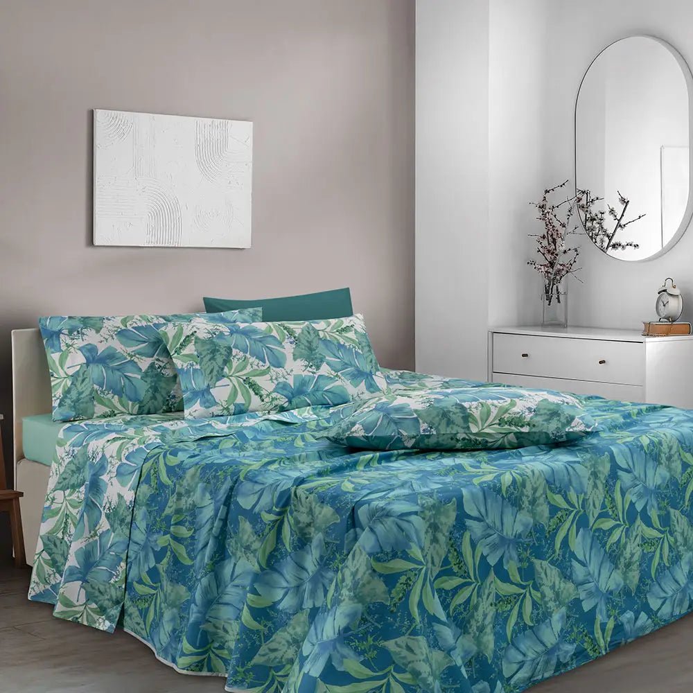 Lenzuola - Copriletto Matrimoniale Gabel Saint Tropez - Biancheria da sogno Pedata