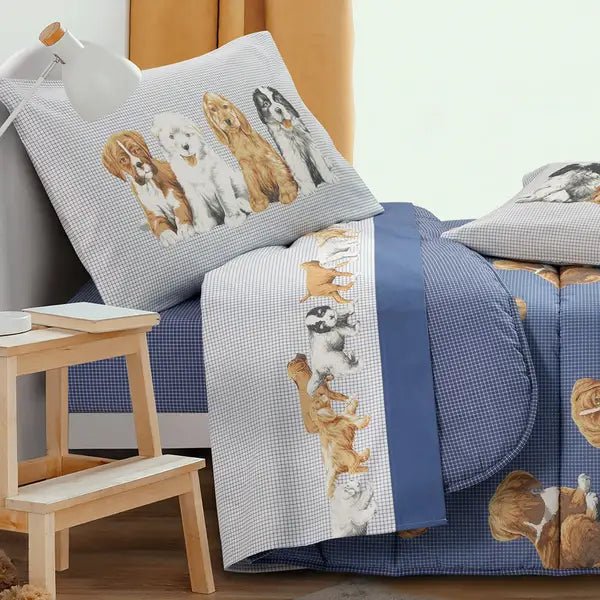 Lenzuola Cotone Gabel Cani - Biancheria da sogno Pedata
