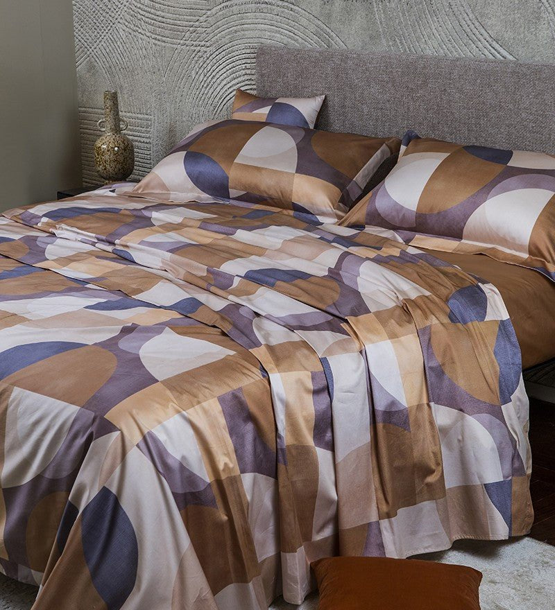 Lenzuola Cotone Matrimoniale Neith Chamonix - Biancheria da sogno Pedata