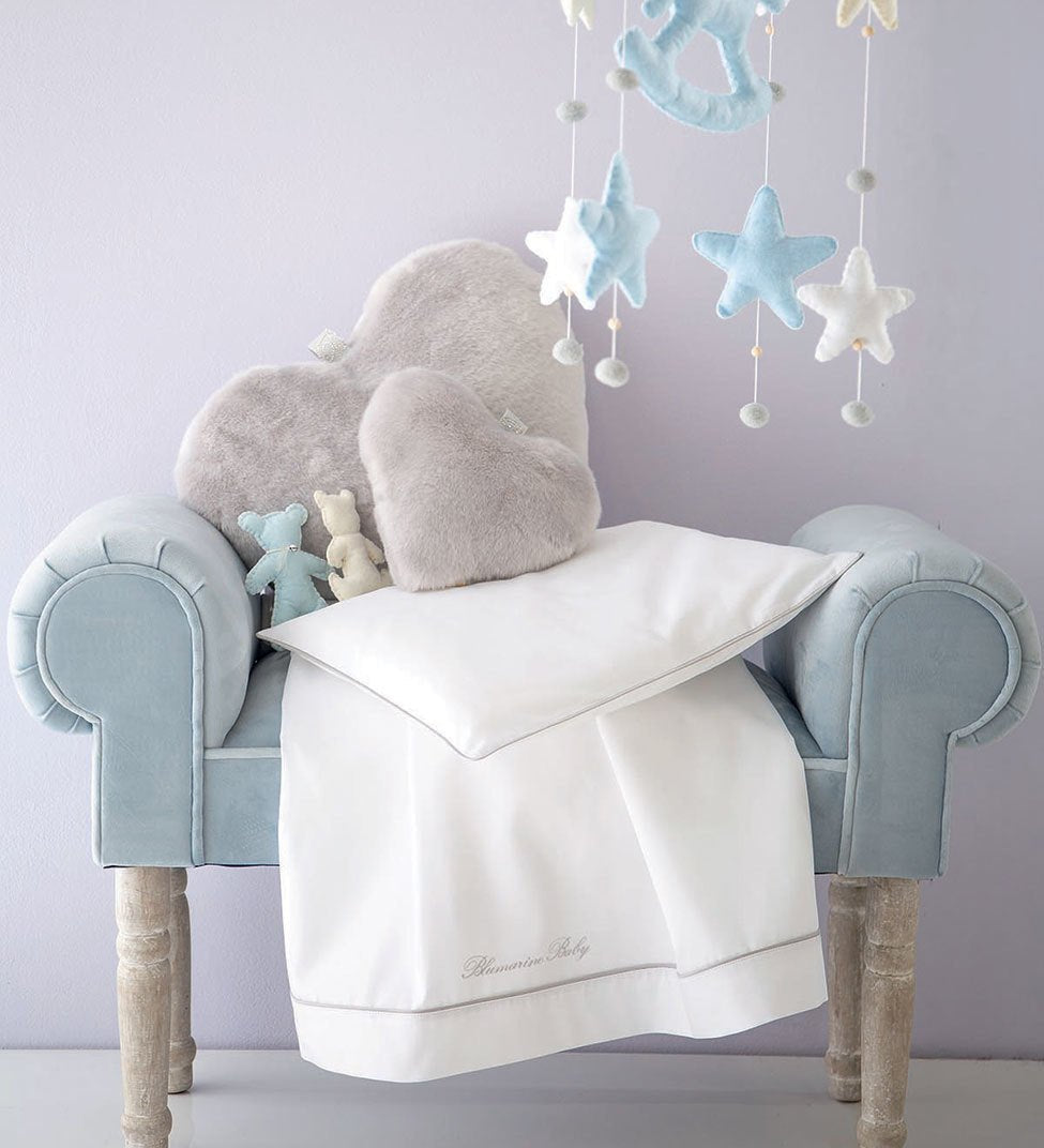 Lenzuola Culla Baby Blu - Biancheria da sogno Pedata