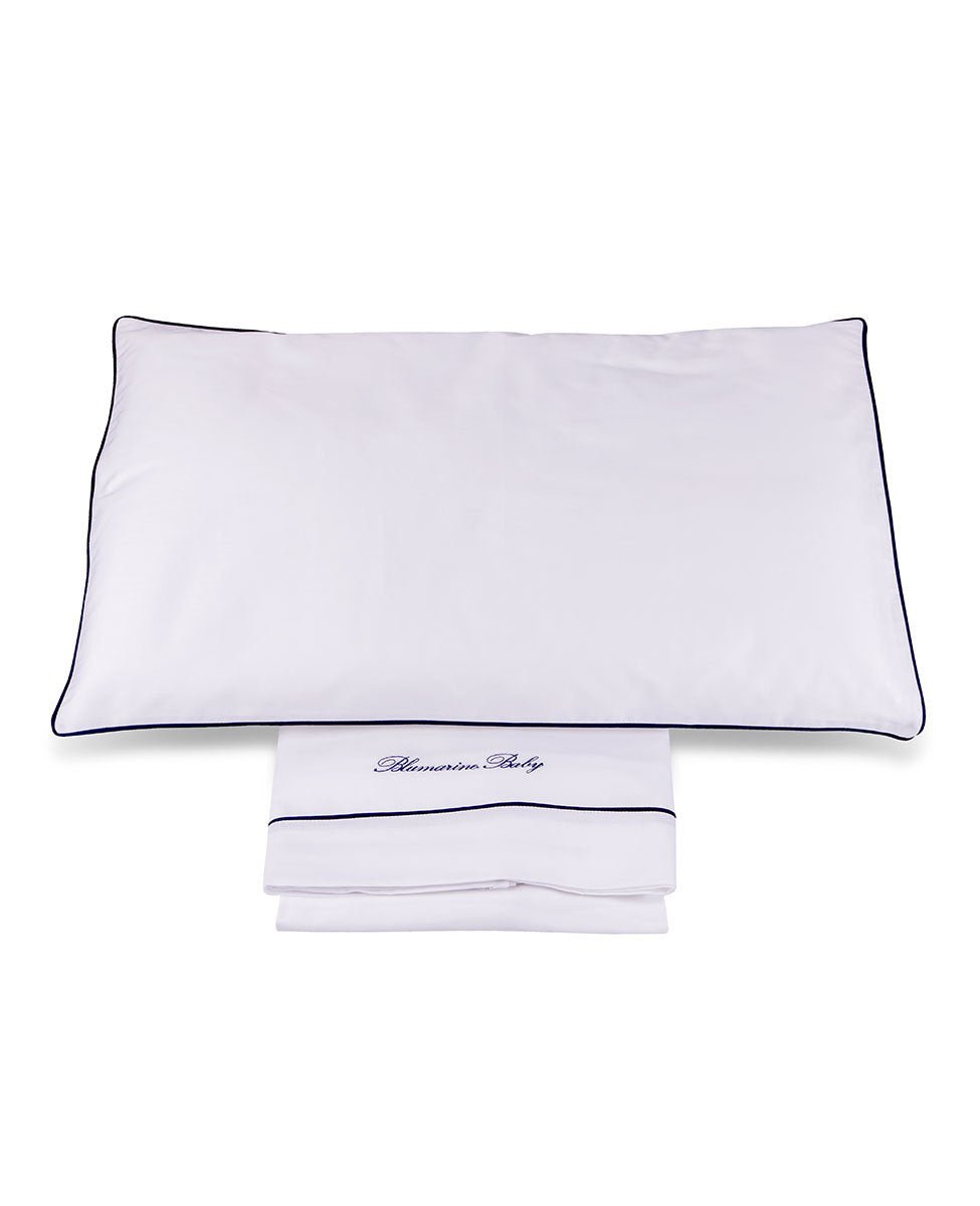 Lenzuola Culla Blumarine Baby Baby Blu - Biancheria da sogno Pedata