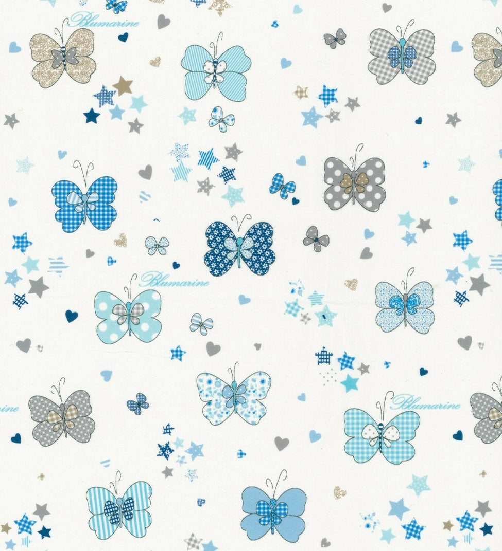 Lenzuola Culla Blumarine Baby Farfalle - Biancheria da sogno Pedata