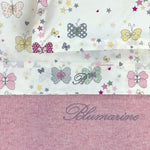 Lenzuola Culla Blumarine Baby Farfalle - Biancheria da sogno Pedata