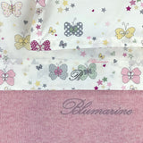 Lenzuola Culla Blumarine Baby Farfalle - Biancheria da sogno Pedata