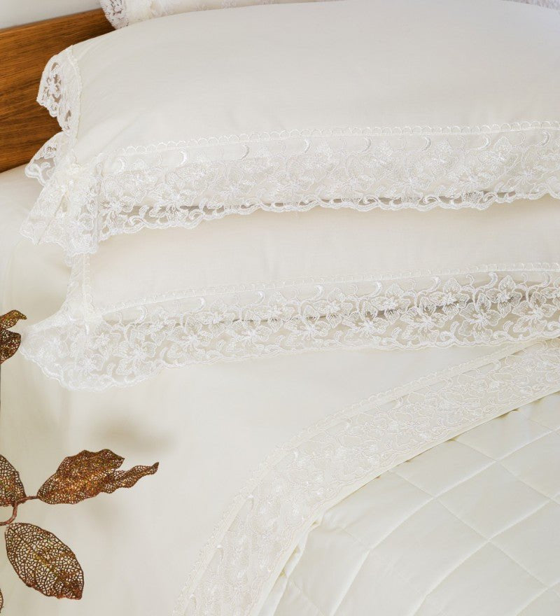 Lenzuola Gloriana Battaglia Matrimoniale - Biancheria da sogno Pedata