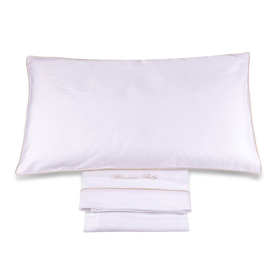 Lenzuola Lettino Blumarine Baby Blu - Biancheria da sogno Pedata