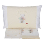 Lenzuola Lettino Trudi Coccole - Biancheria da sogno Pedata