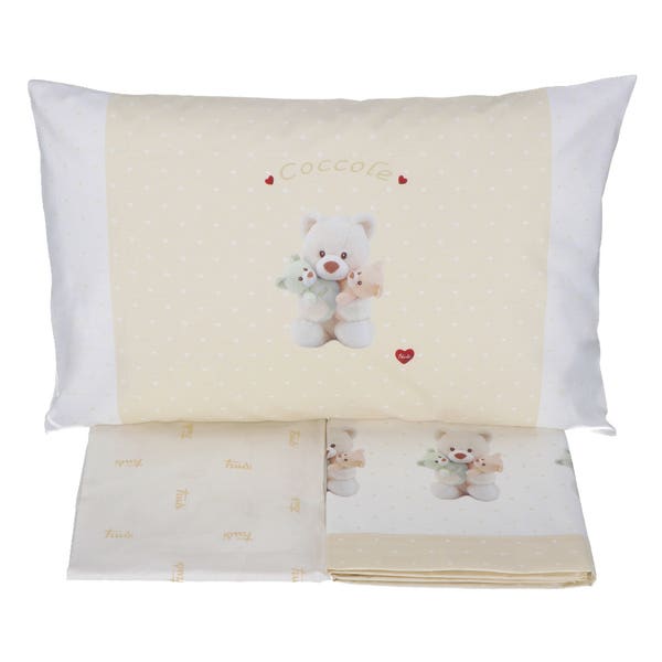 Lenzuola Lettino Trudi Coccole - Biancheria da sogno Pedata