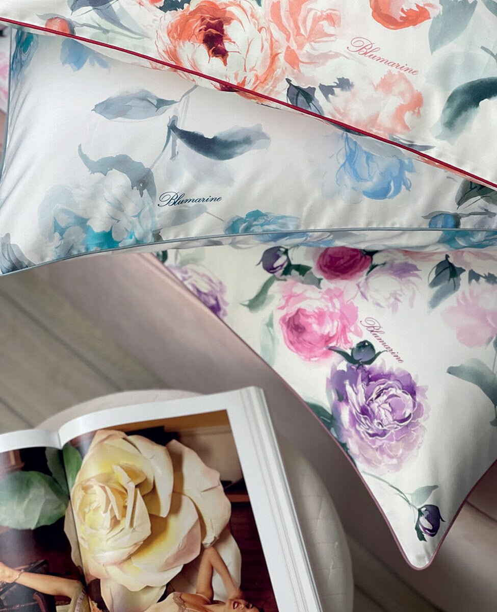 Lenzuola Matrimoniale Blumarine Biancofiore - Biancheria da sogno Pedata