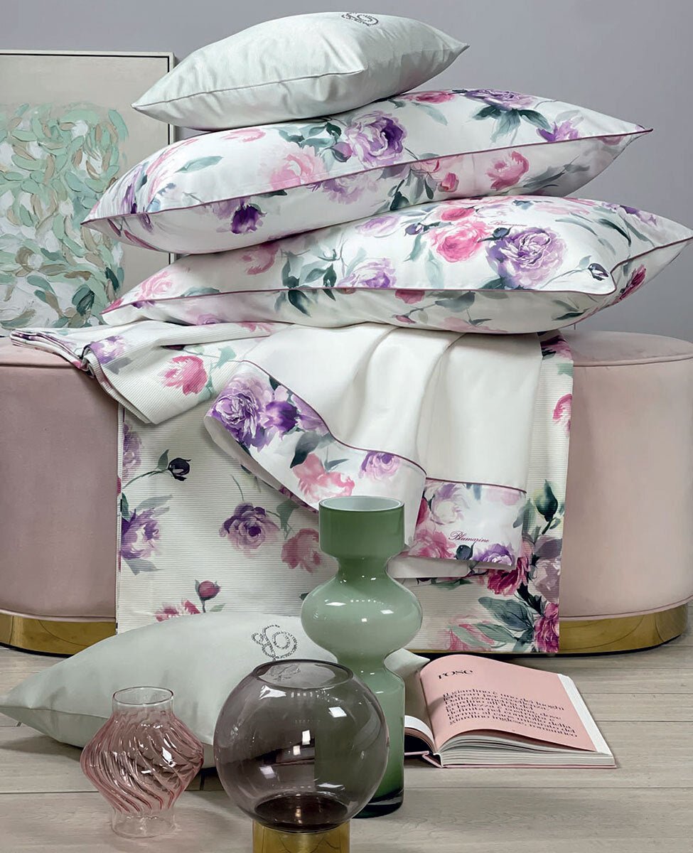 Lenzuola Matrimoniale Blumarine Biancofiore - Biancheria da sogno Pedata