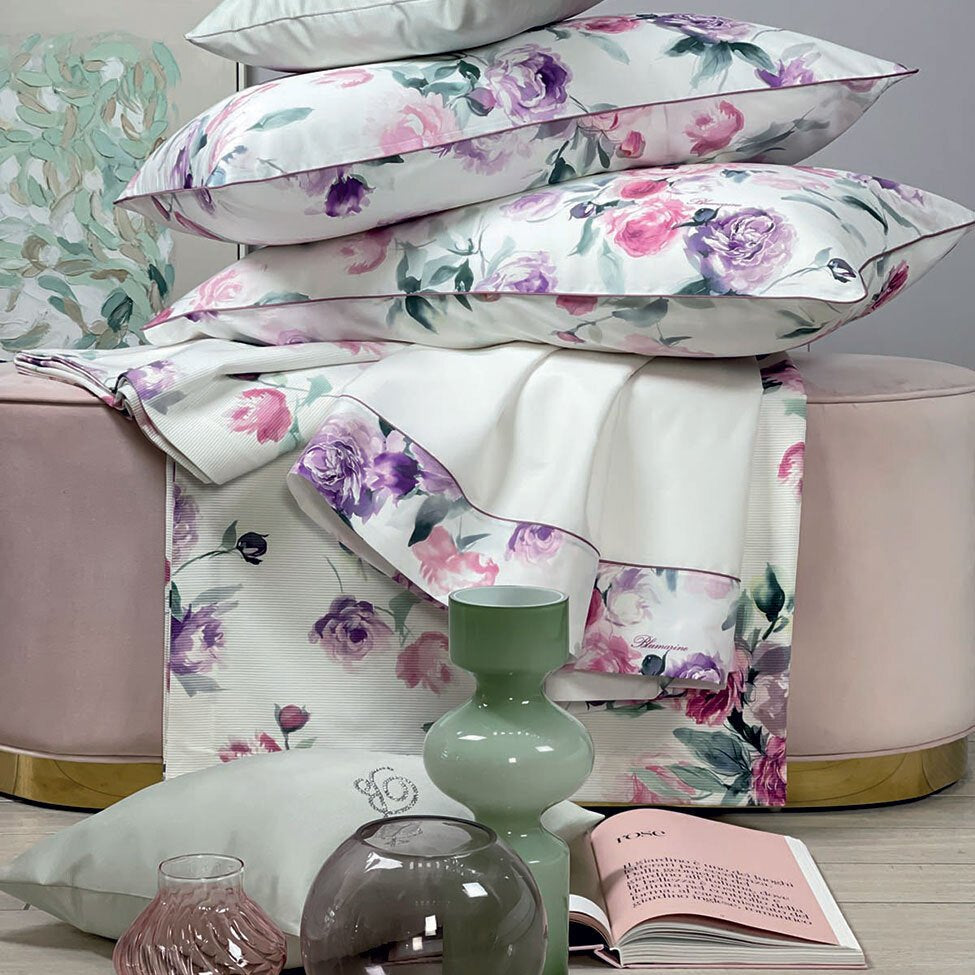 Lenzuola Matrimoniale Blumarine Biancofiore - Biancheria da sogno Pedata