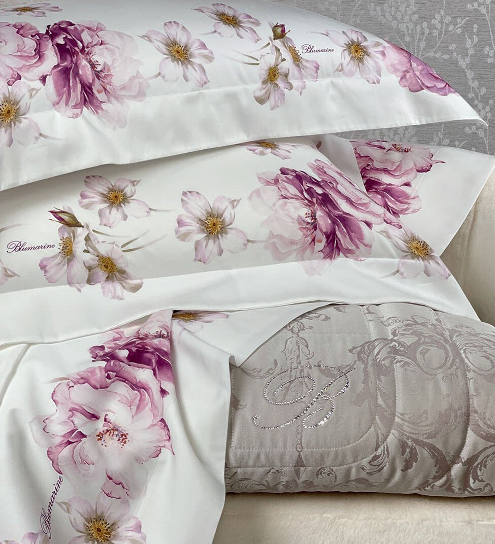 Lenzuola Matrimoniale Blumarine Brook - Biancheria da sogno Pedata