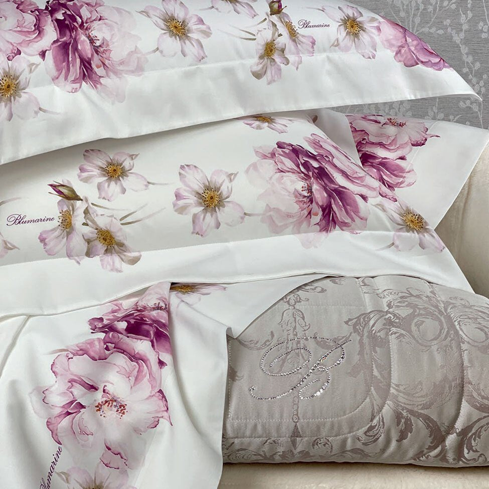 Lenzuola Matrimoniale Blumarine Brook - Biancheria da sogno Pedata