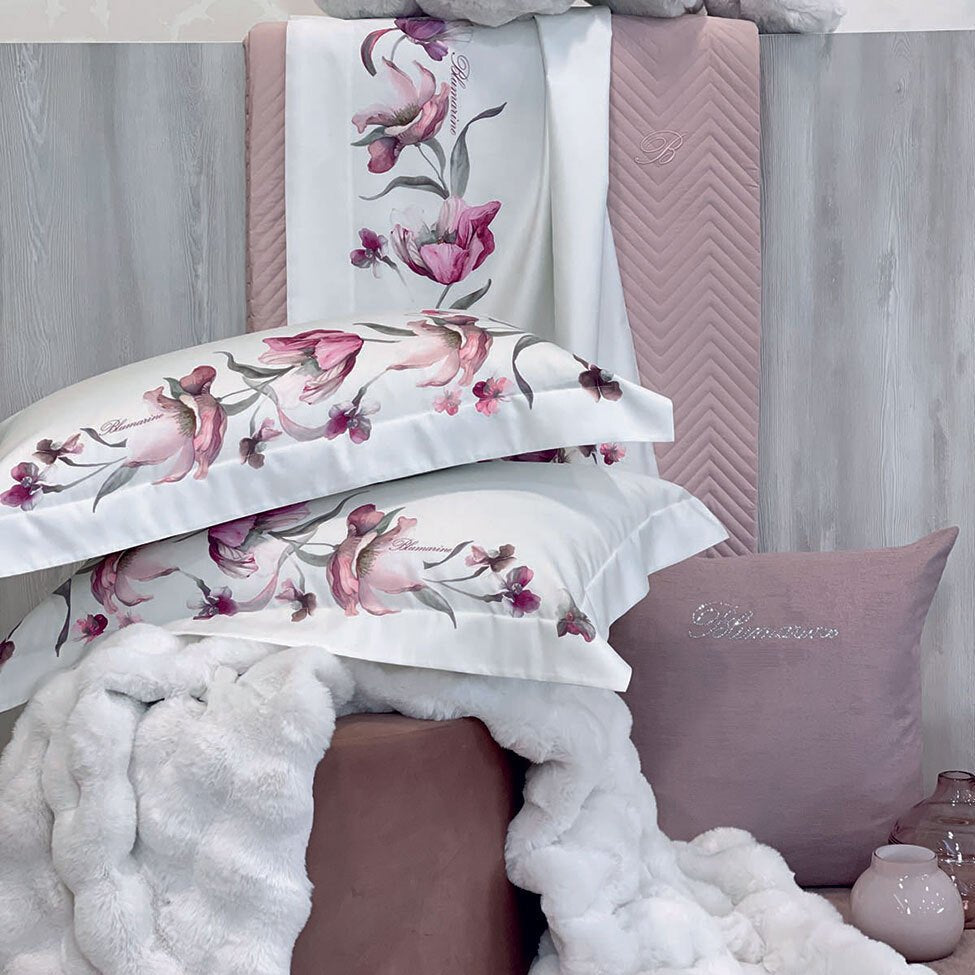 Lenzuola Matrimoniale Blumarine Fleurette - Biancheria da sogno Pedata