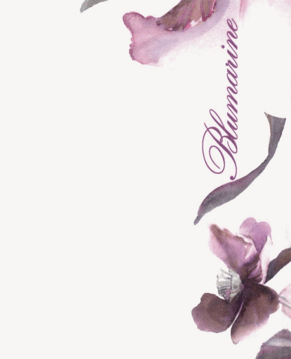 Lenzuola Matrimoniale Blumarine Fleurette - Biancheria da sogno Pedata