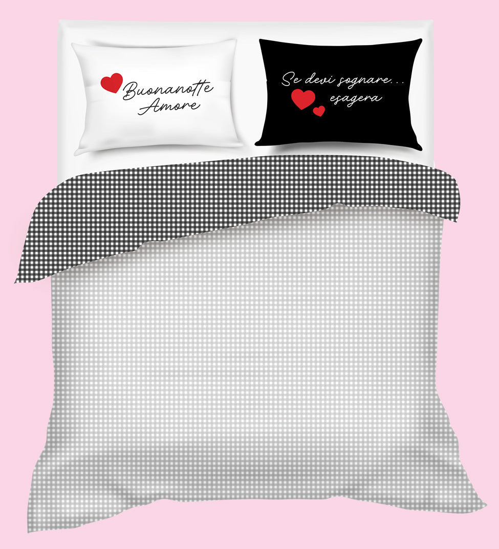 Lenzuola Matrimoniale Camomilla Solo Cuore - Biancheria da sogno Pedata