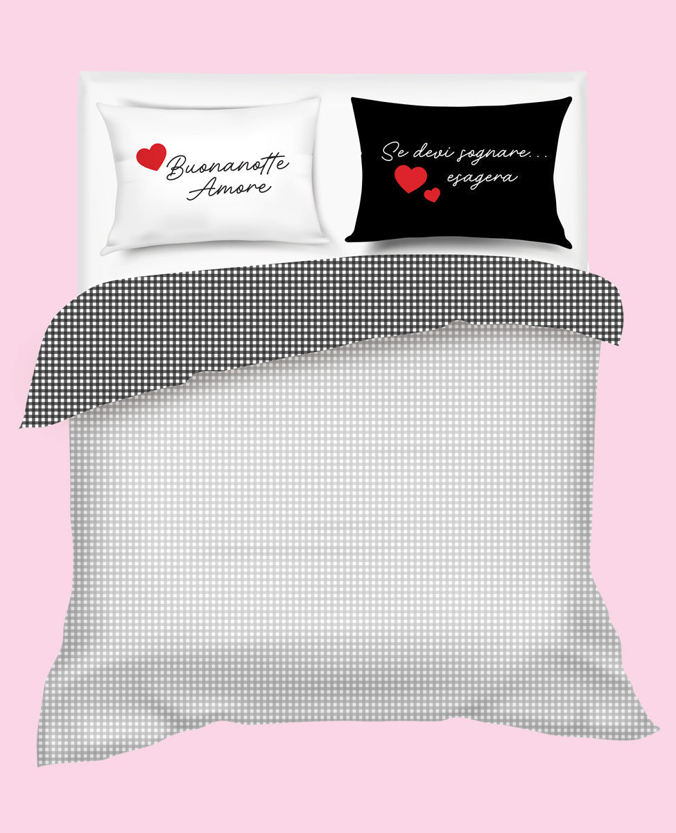 Lenzuola Matrimoniale Camomilla Solo Cuore - Biancheria da sogno Pedata
