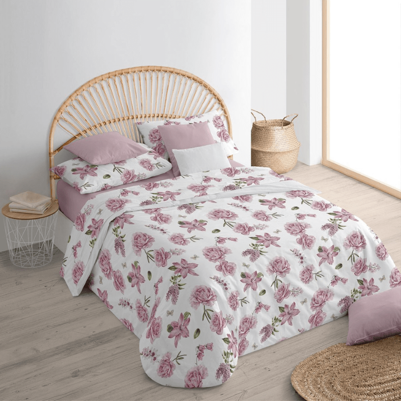 Lenzuola Matrimoniale Cotone Botticelli Home Bloom - Biancheria da sogno Pedata