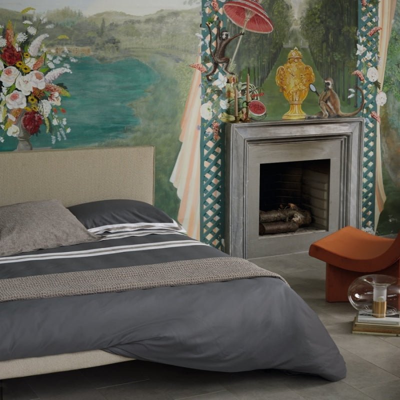 Lenzuola Matrimoniale Fazzini Sentieri - Biancheria da sogno Pedata