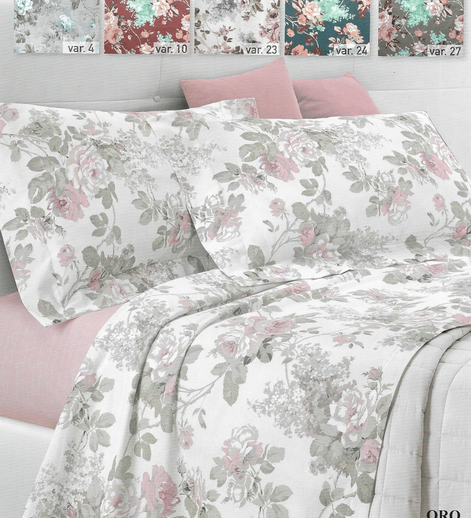 Lenzuola Matrimoniale Flanella Imberti Stile Oro - Biancheria da sogno Pedata