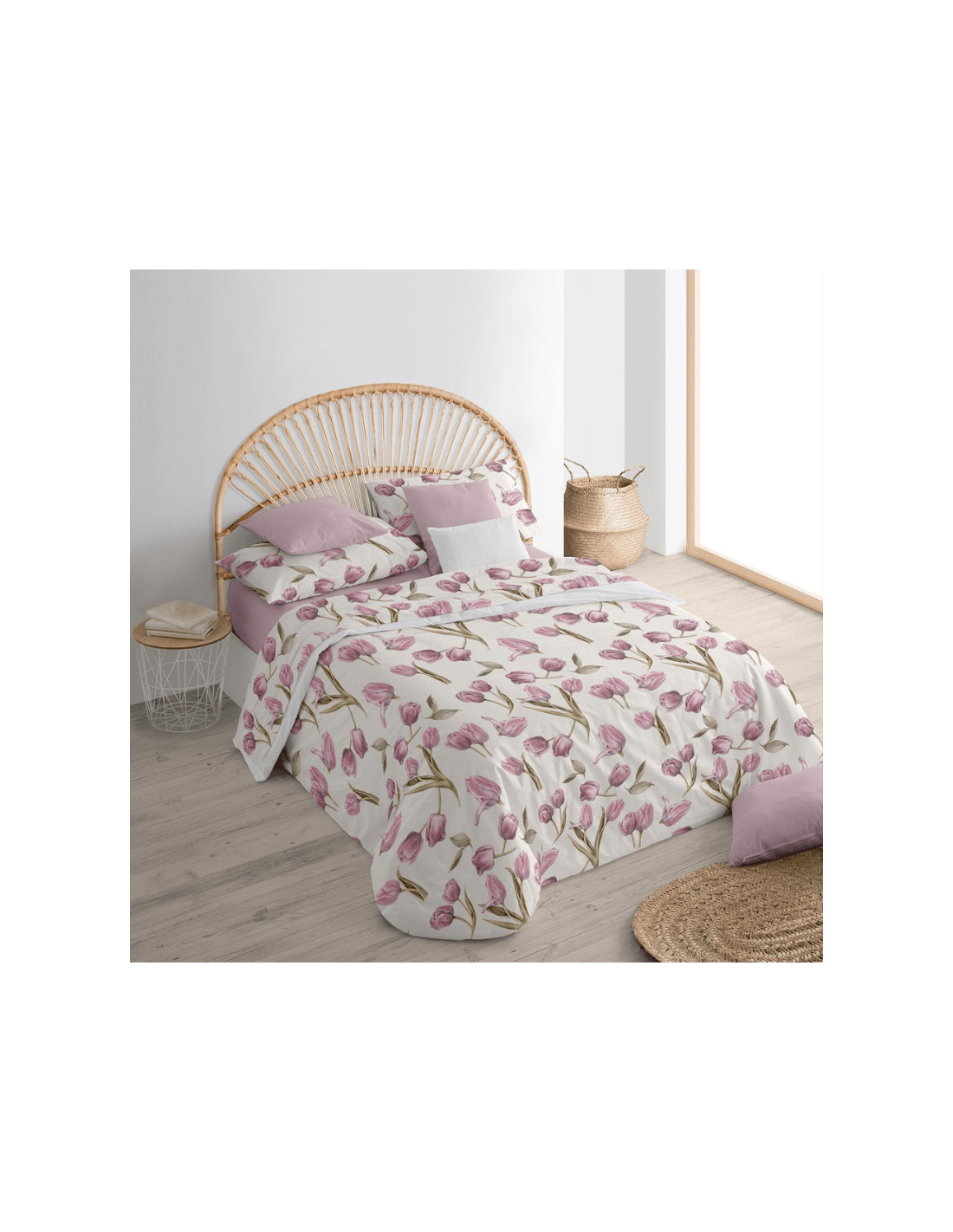 Lenzuola Matrimoniale In Cotone Botticelli Home Tulipa - Biancheria da sogno Pedata