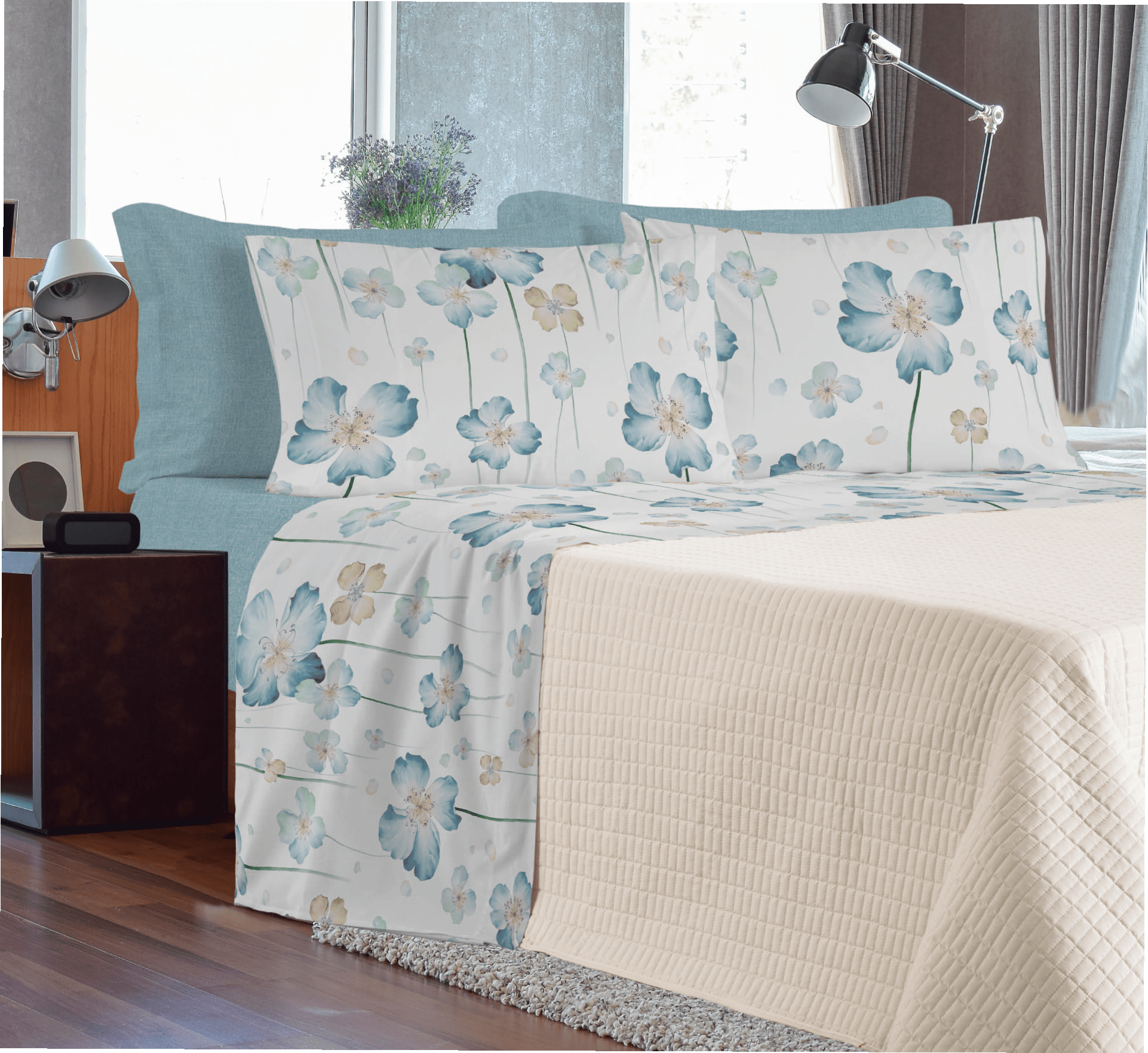 Lenzuola Matrimoniale Linea Oro Ayla - Biancheria da sogno Pedata