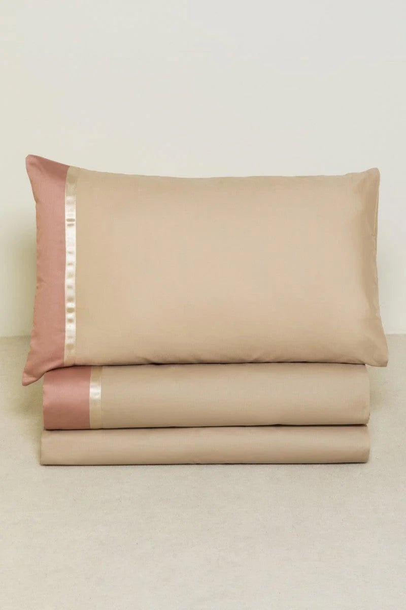 Lenzuola Matrimoniale Neith Perlier - Biancheria da sogno Pedata