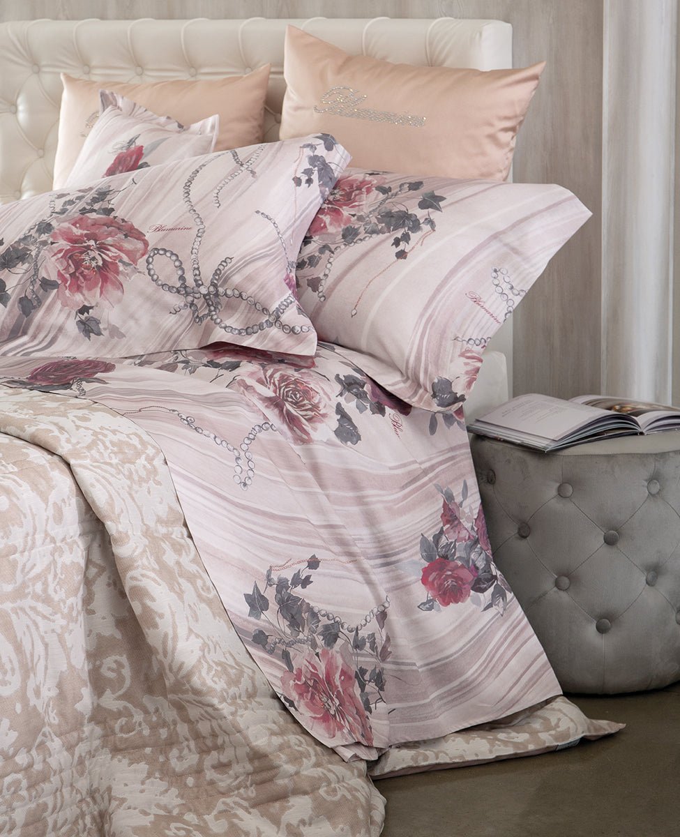 Lenzuola Plissè Blumarine Matrimoniale - Biancheria da sogno Pedata