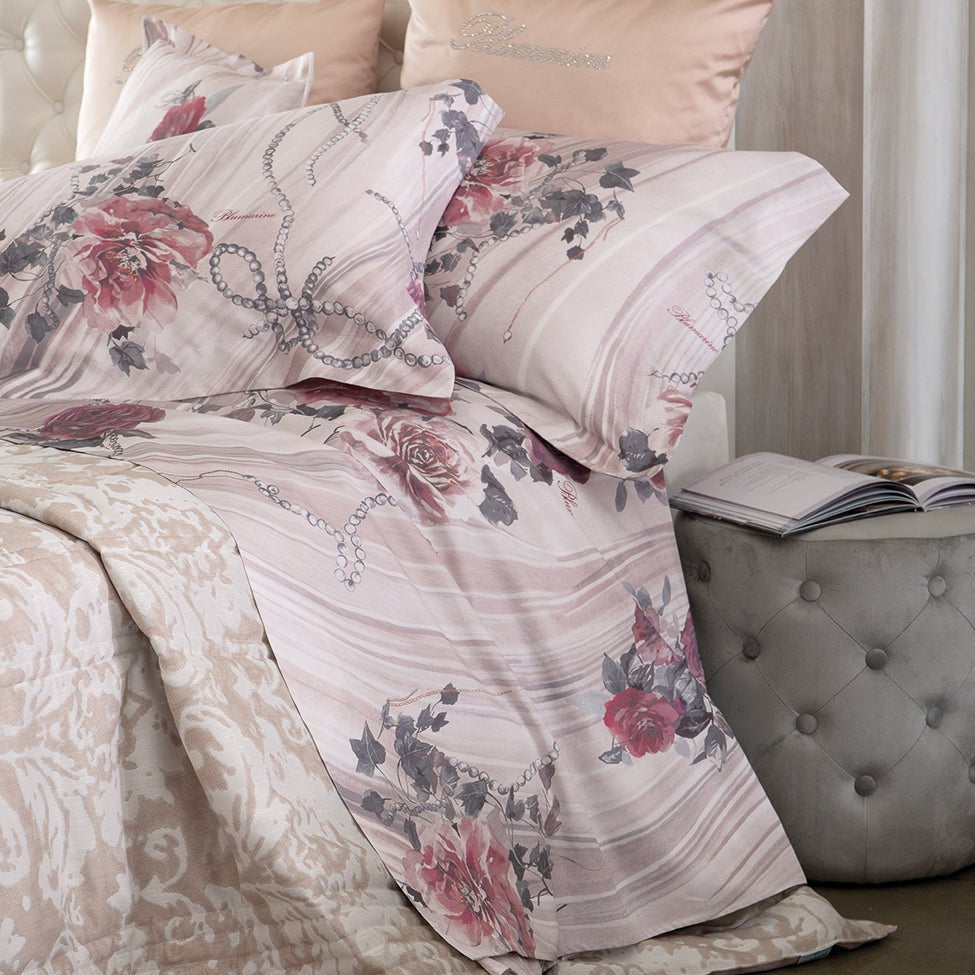 Lenzuola Plissè Blumarine Matrimoniale - Biancheria da sogno Pedata