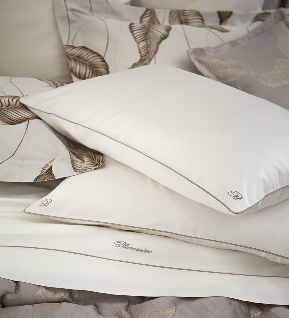 Lenzuola Profilo Blu Blumarine Matrimoniale - Biancheria da sogno Pedata