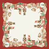 Linea Oro Centrotavola 90x90Cm in Puro Cotone Noel - Biancheria da sogno Pedata