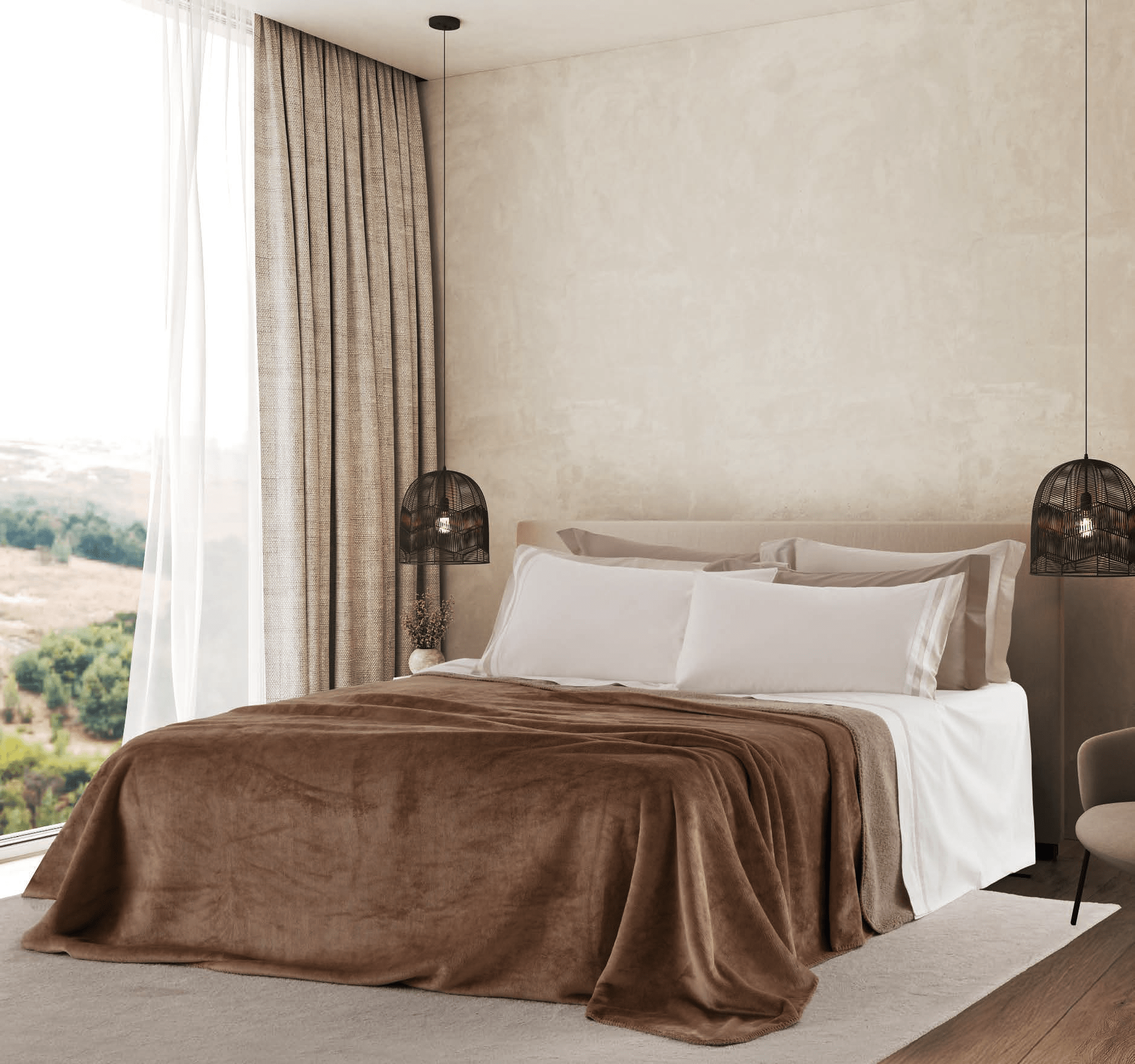 Linea Oro Coperta Ecopelliccia 250x260Cm Alaska - Biancheria da sogno Pedata