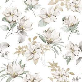 Linea Oro Lenzuola Matrimoniale in Cotone Stampato Flora - Biancheria da sogno Pedata