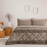 Linea Oro Trapunta Matrimoniale EcoPelliccia Velura - Biancheria da sogno Pedata