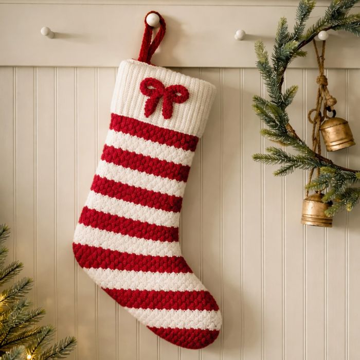 Maestri Cotonieri Calza di Natale in Maglia - Biancheria da sogno Pedata