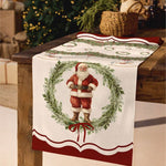 Maestri Cotonieri Runner in Cotone 47x140Cm Natalizio - Biancheria da sogno Pedata