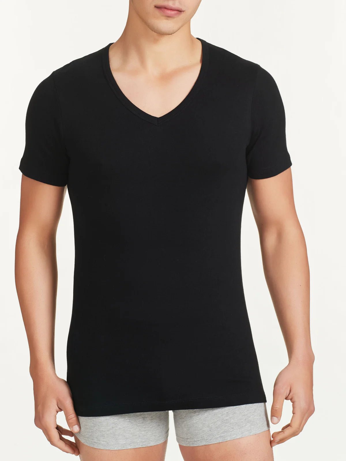 Maglia Scollo a V in Caldo Cotone Ragno 604478 - Biancheria da sogno Pedata