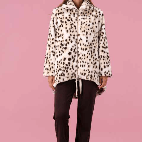 Maryhome Giacca Donna in Pelliccia con Zip 6H46186 - Biancheria da sogno Pedata