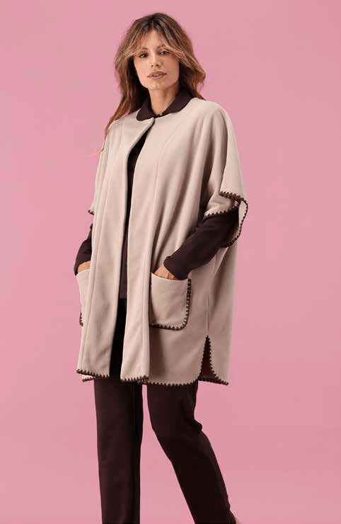 MaryHome Mantella Donna in Pile 6A56061 - Biancheria da sogno Pedata