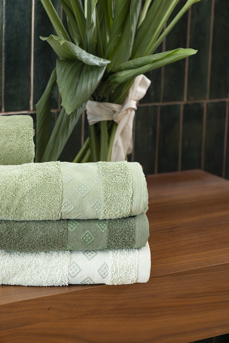 Neith Asciugamani 3+3 in Spugna Jacquard Diva - Biancheria da sogno Pedata