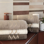 Neith Asciugamani 3+3 in Spugna Jacquard Edra - Biancheria da sogno Pedata