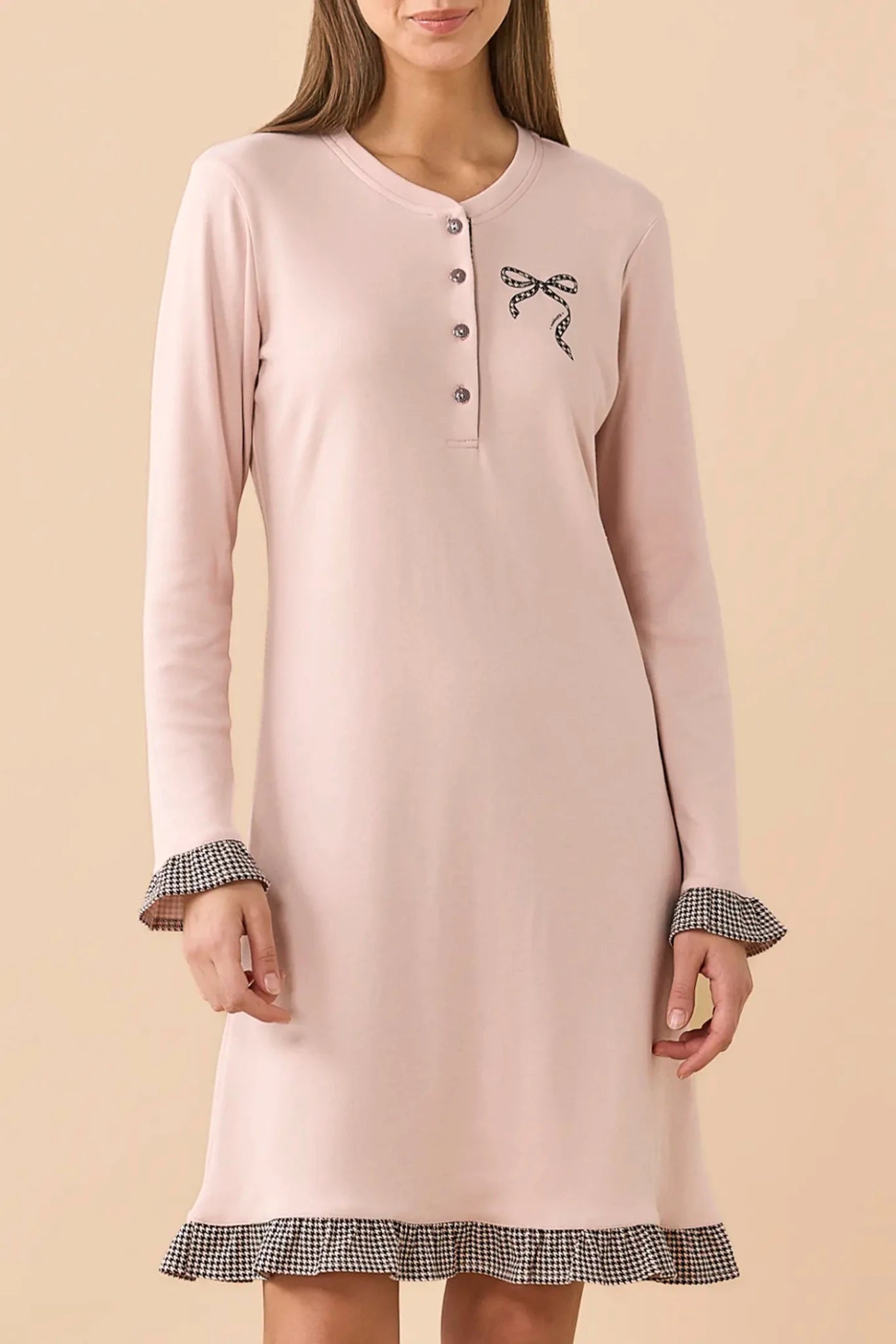 Noi Di Notte Camicia Serafino da Donna LA3621 - Biancheria da sogno Pedata
