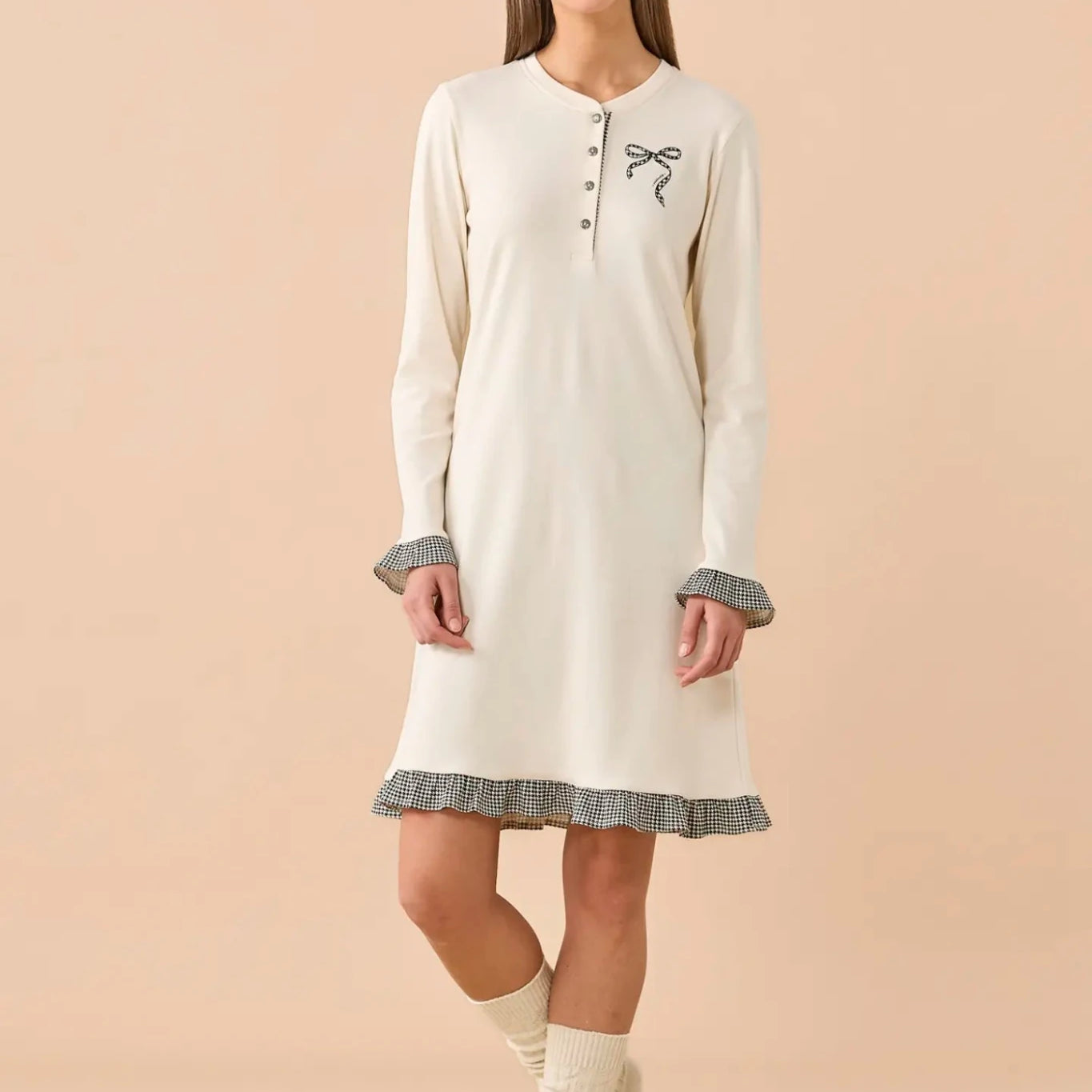 Noi Di Notte Camicia Serafino da Donna LA3621 - Biancheria da sogno Pedata