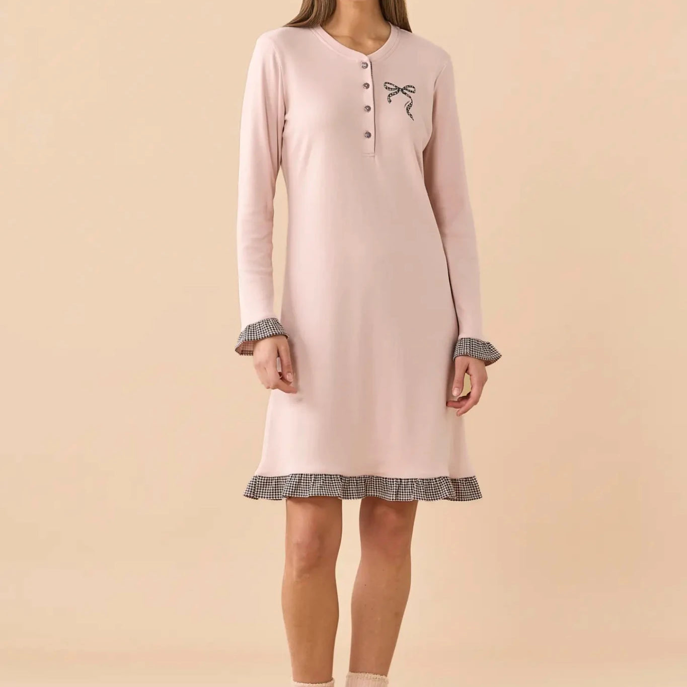 Noi Di Notte Camicia Serafino da Donna LA3621 - Biancheria da sogno Pedata