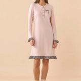Noi Di Notte Camicia Serafino da Donna LA3621 - Biancheria da sogno Pedata
